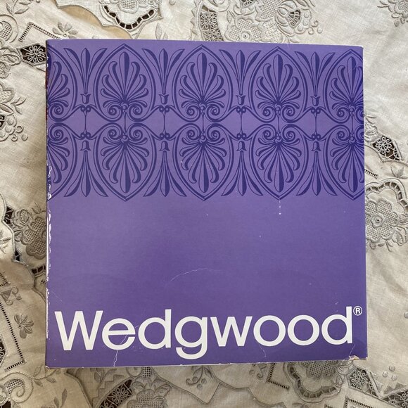 Wedgwood Jasperware Christmas 10th Anniversary plate, 1978 Tri-Color 78 of 10000 - Picture 12 of 13